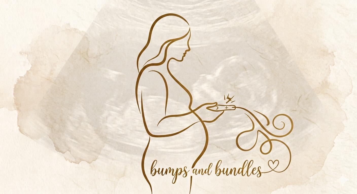 Bumps and Bundles illustration of an expecting mother